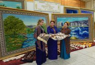 Exhibition of the shopping complex dedicated to the Day of the Turkmen Carpet in Ashgabat