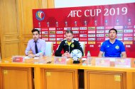 Photo report: Press conference of FC Altyn Asyr and FC Dordoi before the match of the 2019 AFC Cup