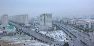 Winter continues in Ashgabat