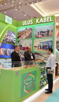 Fotoğraf raporu: Uluslararası Ticaret ve Hizmetler Fuarı ve Sergisi Aşkabat'ta Devam Ediyor