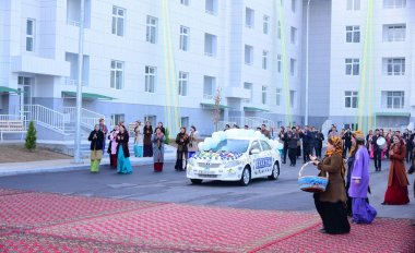 Opening ceremony of new buildings of Gurtly residential complex was held in Ashgabat