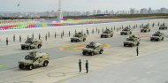 Photos: Military parade in honor of the 30th anniversary of independence of Turkmenistan