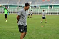 Photo report: Republic of Korea national football team held training session in Ashgabat