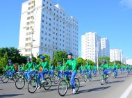 Photo report: A massive bike ride in honor of World Bicycle Day took place in Ashgabat