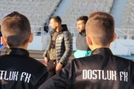 Photo report: Master-class of football players Artur Gevorkyan and Amir Gurbani for the children's FC Dostluk