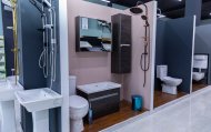 Photoreport of a plumbing and bathroom furniture store in Ashgabat