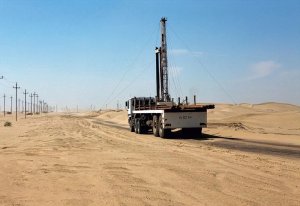 Mary gidrogeologiýa ekspedisiýasy tarapyndan sebitlerde ýerasty suwuň gözleg-barlag işleri geçirilýär