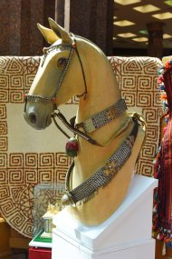 Photoreport: An exhibition dedicated to the national day of the Akhal-Teke horse was held at the State Museum of Turkmenistan