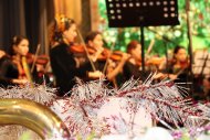 Fotoreportaž: Türkmenistanyň simfoniki orkestriniň Täze ýyl konserti