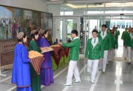 In Ashgabat, the Turkmenistan team was ceremoniously sent off to the Olympic Games in Paris