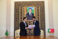 Photo report: Turkmenistan signed a Memorandum of cooperation with Portuguese Class Tennis Academy