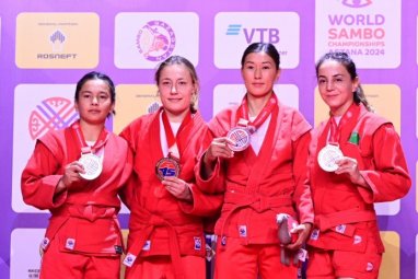 Turkmen sambo wrestlers won two bronze medals at the World Championships in Astana