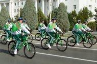 Ashgabat hosts mass bike ride timed to coincide with World Bicycle Day