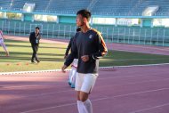 Photo report: DPR Korea national football team held a training session before the match with the Turkmenistan