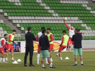 Turkmenistan - Iran. Photoreport from the pre-match press conference