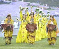 Фоторепортаж: На стадионе «Ашхабад» состоялись торжества в честь праздника независимости Туркменистана