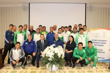 Photo report: An international weightlifting seminar started in Ashgabat