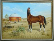 Exhibition-competition in honor of the Ahal-Teke Horse holiday  in Ashgabat