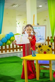 A drawing competition was held in the Ashgabat kindergarten 