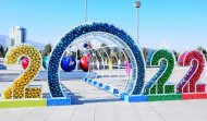 Photoreport: streets of New Year's Ashgabat