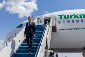 Türkmenistan Cumhurbaşkanı, Orta Asya-İtalya zirvesine katılmak üzere Astana'ya gitti