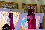 A display of national clothes was held in Turkmenabad