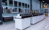 Photoreport of a plumbing and bathroom furniture store in Ashgabat