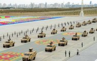 Photos: Military parade in honor of the 30th anniversary of independence of Turkmenistan