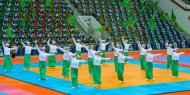 Winners of international competitions were honored in the martial arts building in Ashgabat