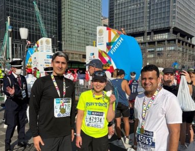 Ambassador of Turkmenistan took part in Tokyo Marathon