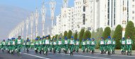 Photoreport from the mass bike ride in Ashgabat on the occasion of the World Bicycle Day