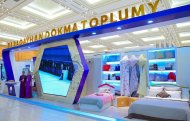 Exhibition of the shopping complex dedicated to the Day of the Turkmen Carpet in Ashgabat