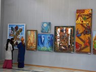 Photoreport from the exhibition of abstract art under the motto 