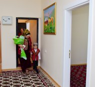  Photo story: In Ashgabat, large families received the keys to new apartments