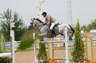 Show jumping competitions held in Ashgabat