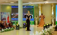 A show of women's clothing from leading national designers took place at the Ashgabat Fashion House