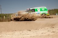 The national team of Turkmenistan at the rally-raid Silk Way in Russia