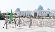 Фоторепортаж: В Ашхабаде прошёл военный парад в честь 28-й годовщины независимости Туркменистана