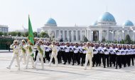 Фоторепортаж: В Ашхабаде прошёл военный парад в честь 28-й годовщины независимости Туркменистана