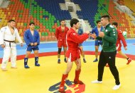 Photo report: Dovletjan Yagshimuradov took part in a meeting with the head of FIAS in the Ashgabat Olympic Village