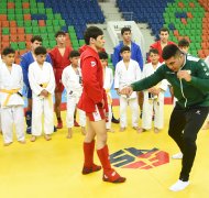 Photo report: Dovletjan Yagshimuradov took part in a meeting with the head of FIAS in the Ashgabat Olympic Village