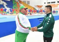 Photo report: Dovletjan Yagshimuradov took part in a meeting with the head of FIAS in the Ashgabat Olympic Village