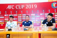 Photo report: Meeting and press conference of representatives of FC Altyn Asyr and Hanoi FC before the 2019 AFC Cup match