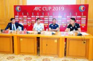 Photo report: Meeting and press conference of representatives of FC Altyn Asyr and Hanoi FC before the 2019 AFC Cup match