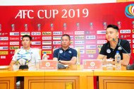 Photo report: Meeting and press conference of representatives of FC Altyn Asyr and Hanoi FC before the 2019 AFC Cup match