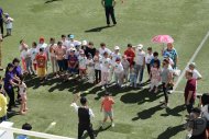 Fotoreportaž: Aşgabatda «Grassroots» çagalar futbol festiwaly geçirildi