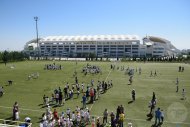 Фоторепортаж: Фестиваль футбола «AFC Grassroots Football Day 2019» в Ашхабаде