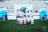 Fotoreportaž: Aşgabatda «Grassroots» çagalar futbol festiwaly geçirildi