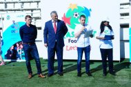 Fotoreportaž: Aşgabatda «Grassroots» çagalar futbol festiwaly geçirildi