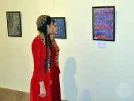 Photo report: Turkish Ebru Art Exhibition in Ashgabat